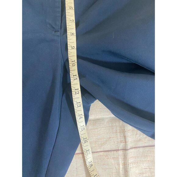 Ann Taylor Factory Women's Blue Crop Casual Office Dress Pants - 16 - Picture 8 of 14